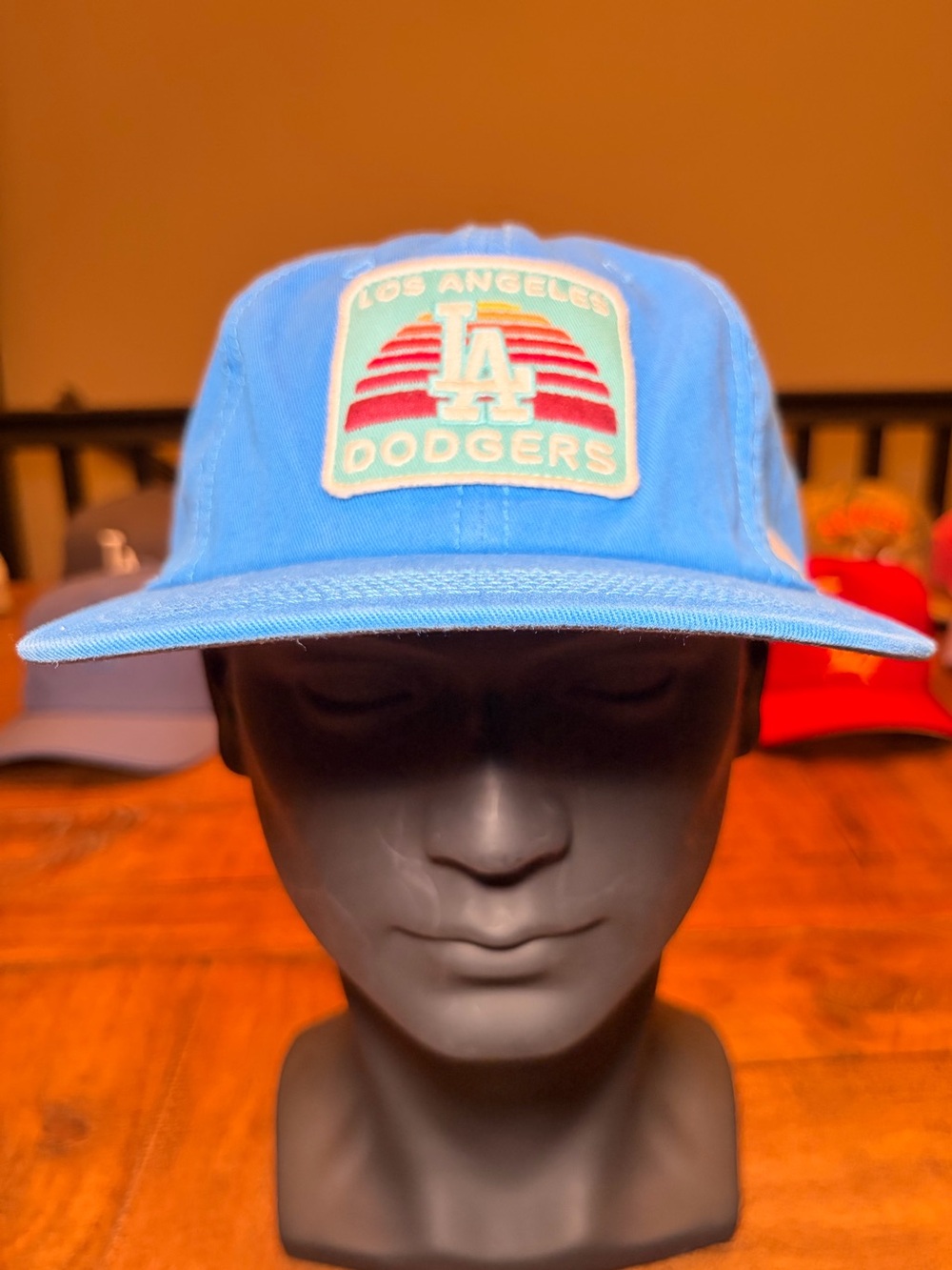 47’ Los Angeles Dodgers Light Blue Snapback Cap - Vintage Look